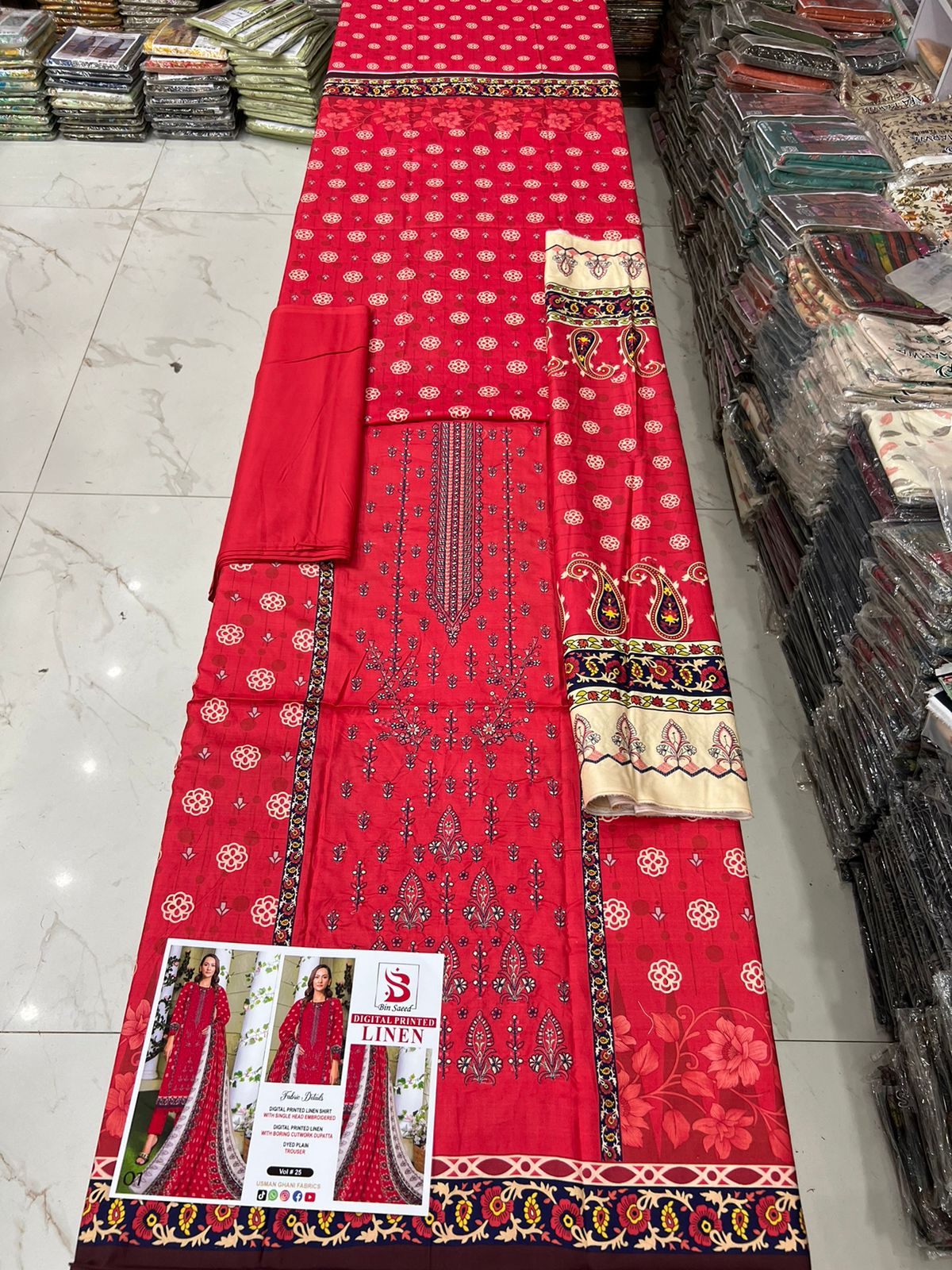 BIN SAEED Embroidered Collection