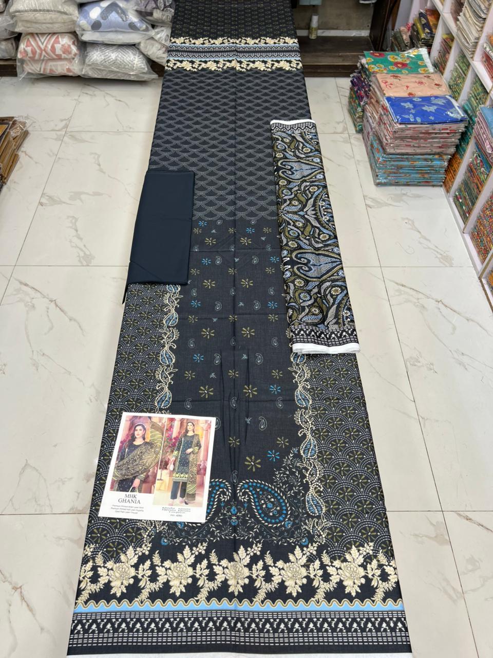 GHANIA PREMIUM LAWN 3PC | Original lawn 3PC