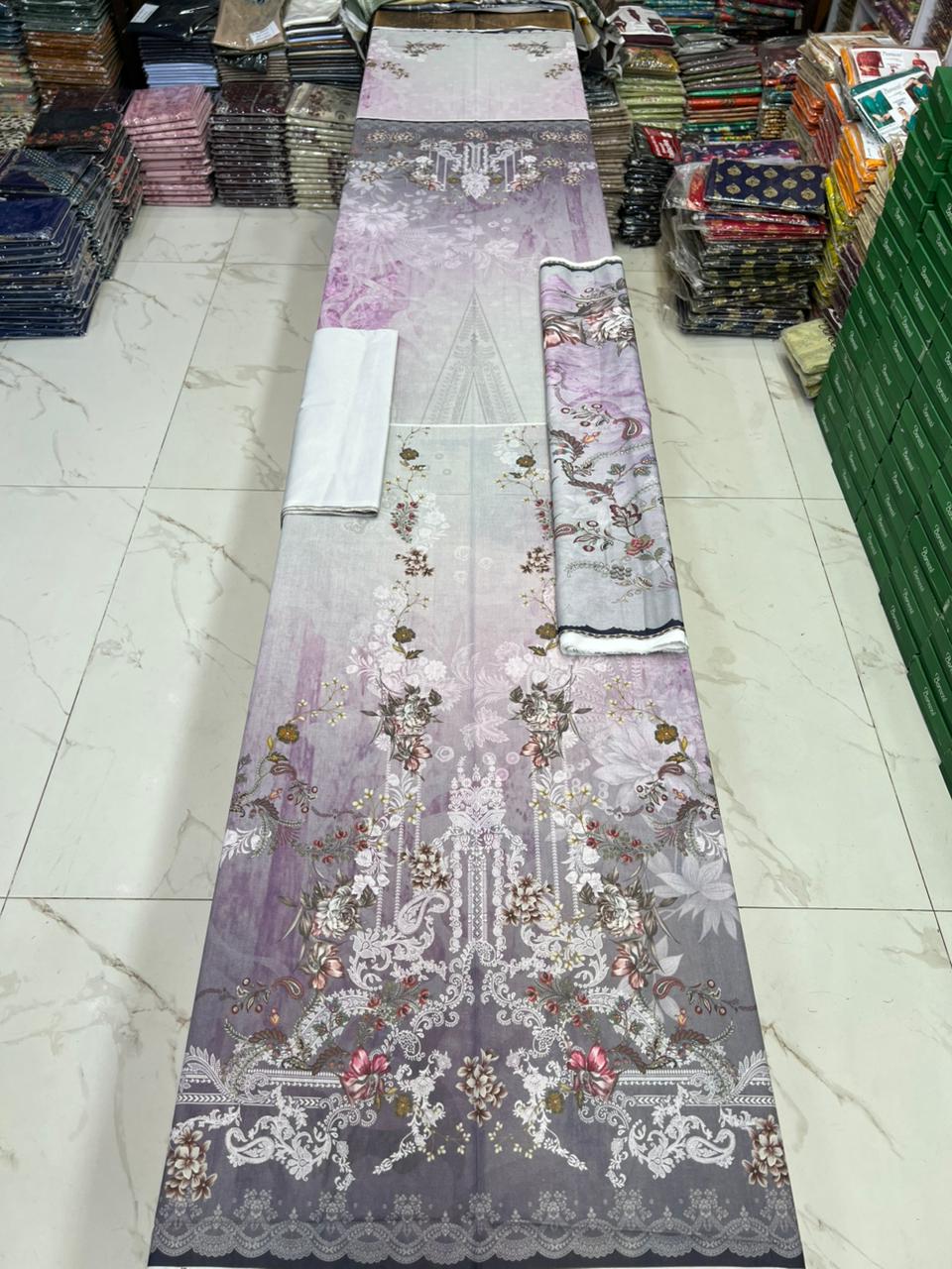 Zarqoon Lawn 3PC – Soft & Elegant Edition