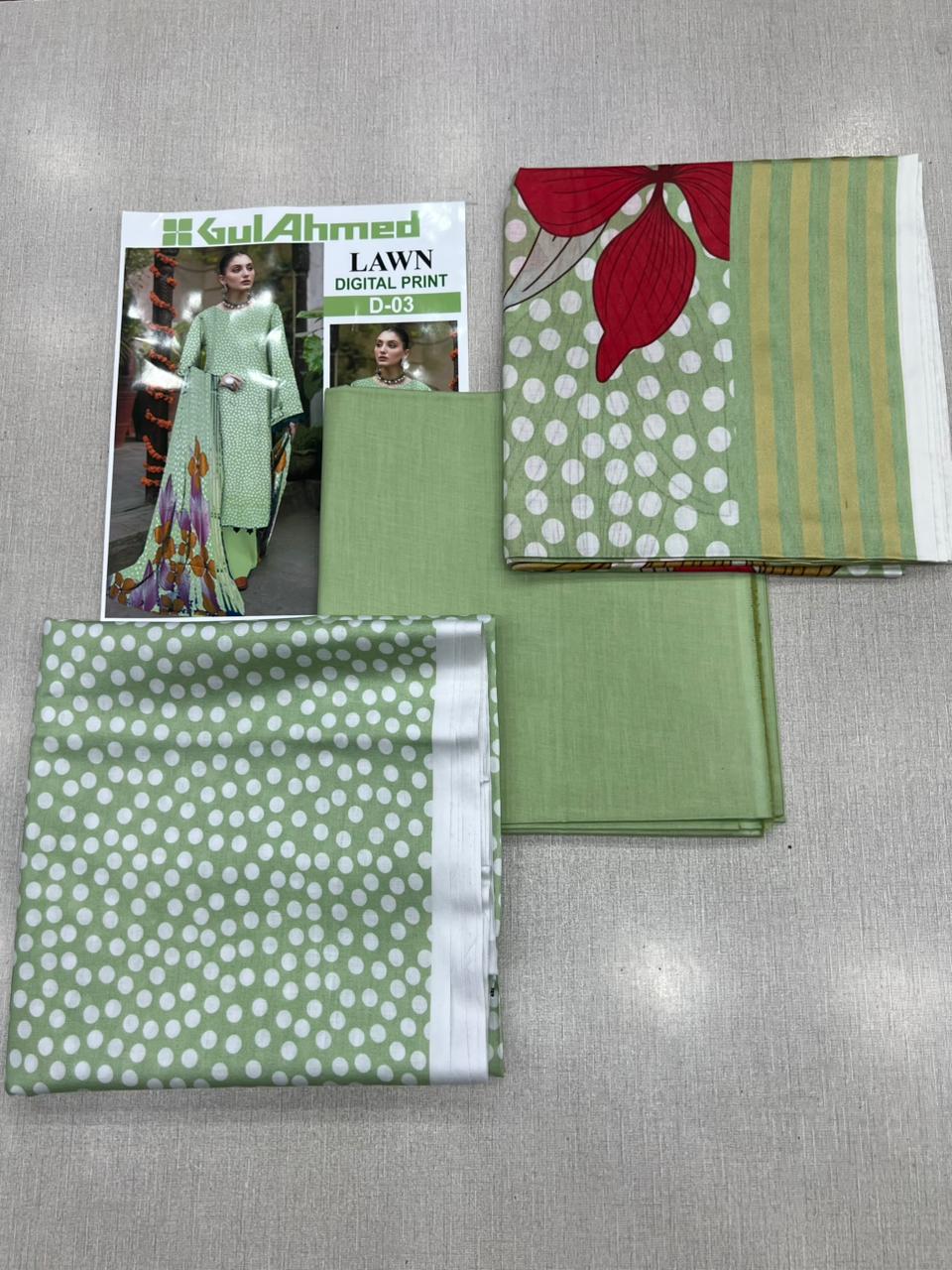 GulAhmed Polkadots 3PC