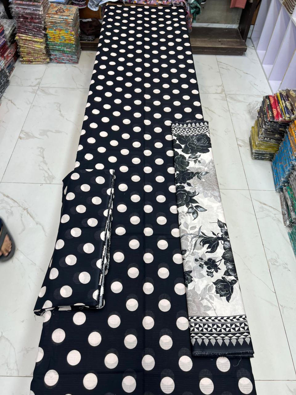 Khas Lawn 3PC Bana Dora – Soft Summer Wear Collection