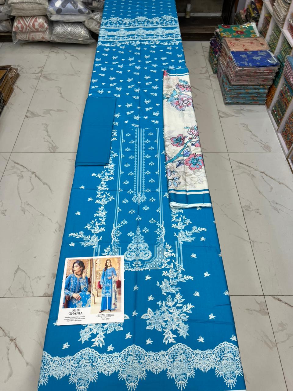 GHANIA PREMIUM LAWN 3PC | Original lawn 3PC