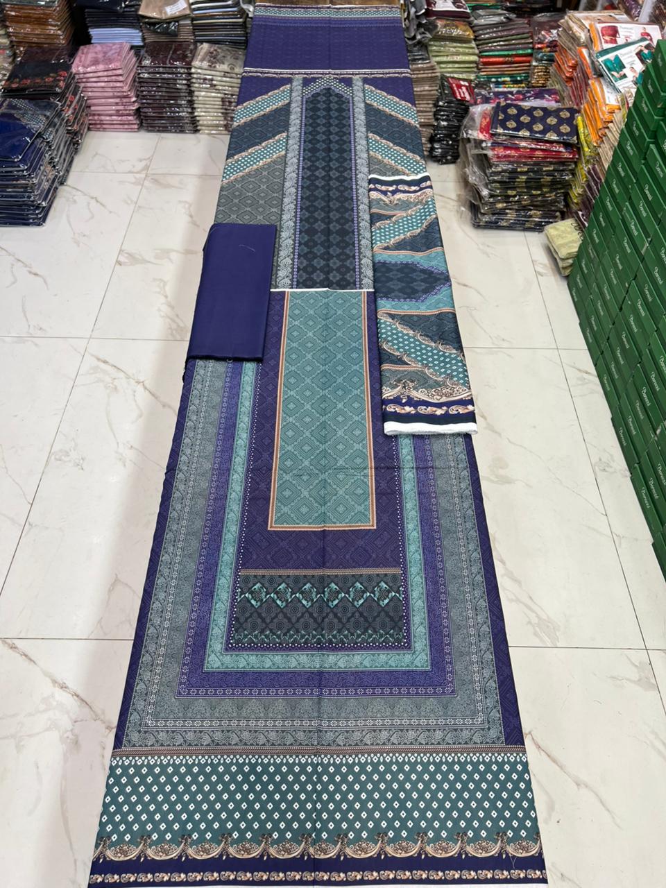 Zarqoon Lawn 3PC – Soft & Elegant Edition