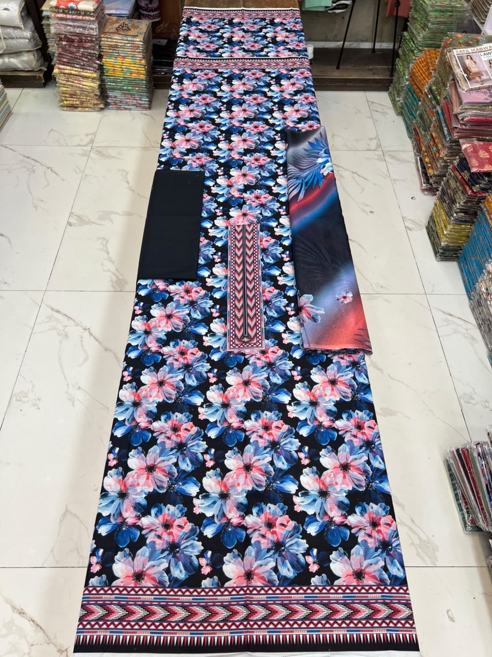 Dastaan 3Pc printed lawn