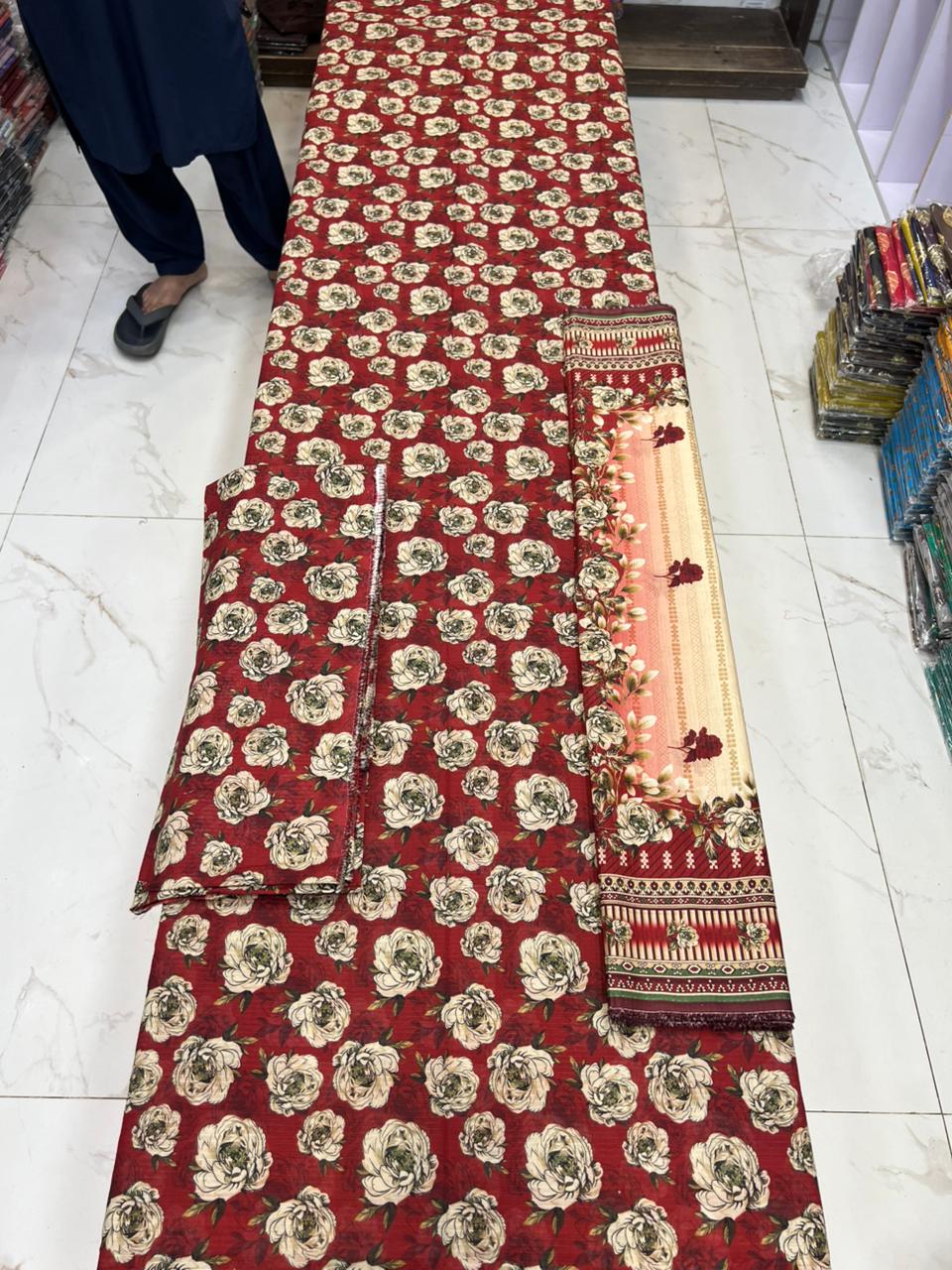 Khas Lawn 3PC Bana Dora – Soft Summer Wear Collection