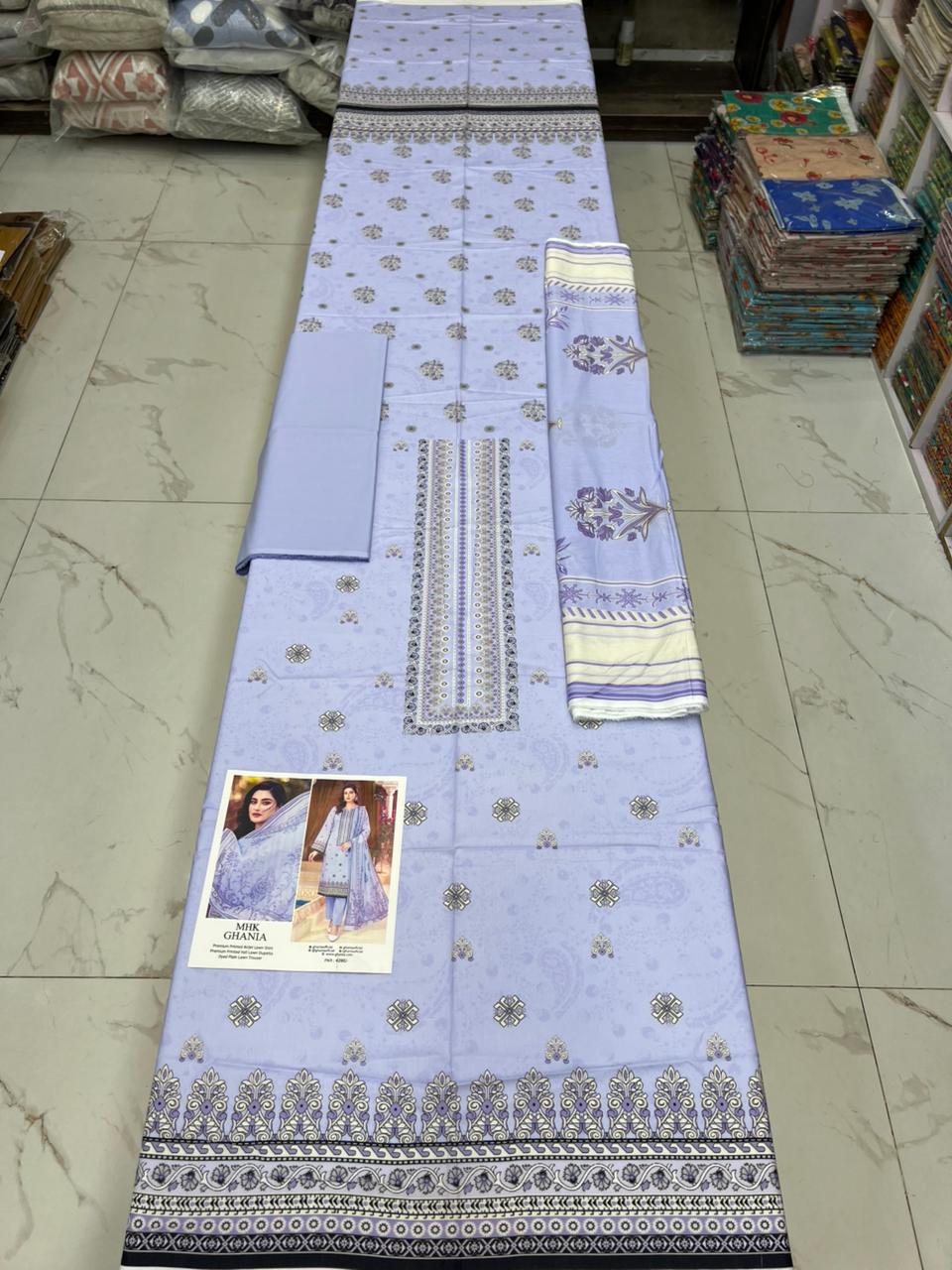 GHANIA PREMIUM LAWN 3PC | Original lawn 3PC