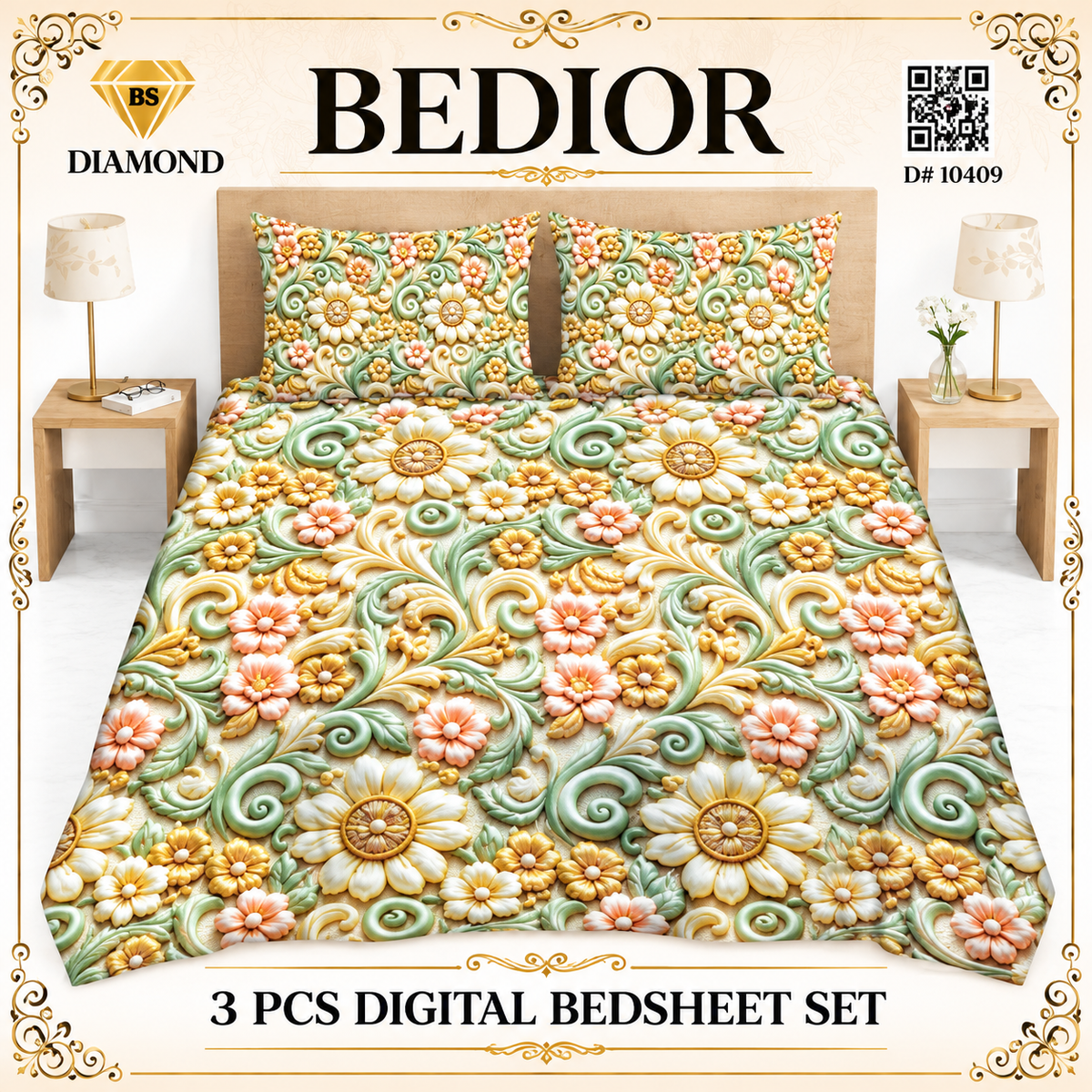 3 PC BEDDING COLLECTION 10409