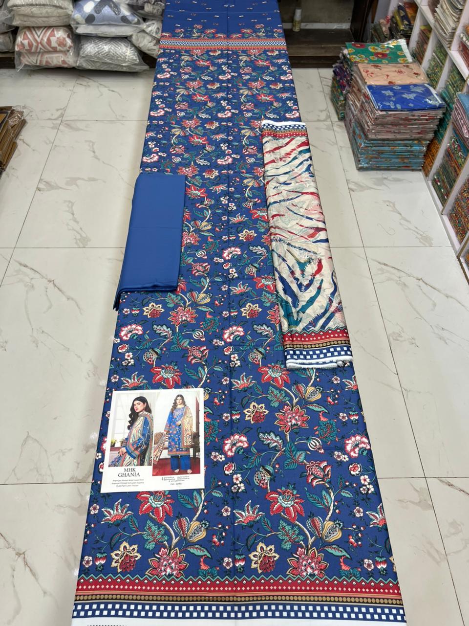 GHANIA PREMIUM LAWN 3PC | Original lawn 3PC
