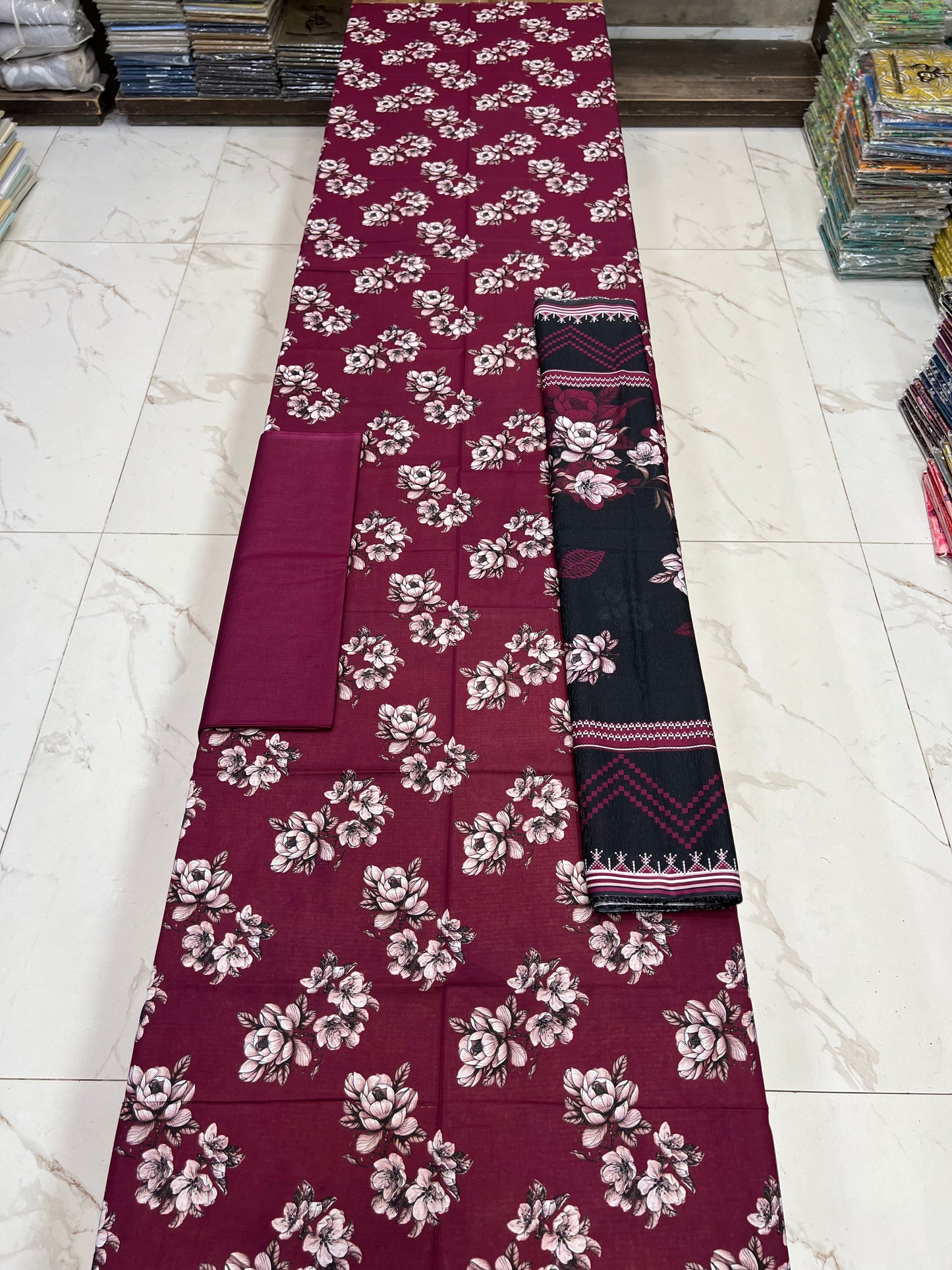 Almirah Original Bana Dora Lawn 3PC