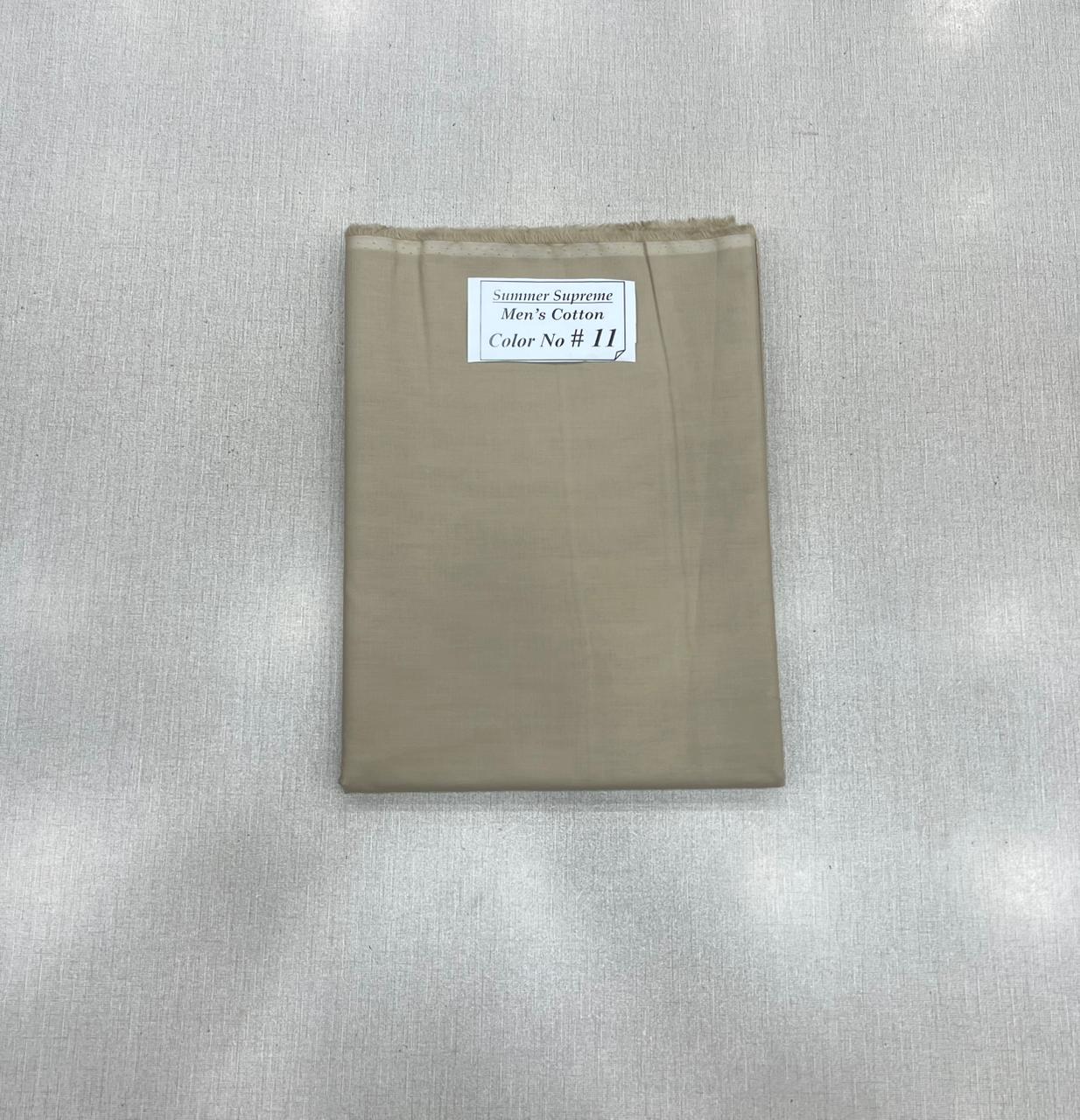 Summer Supreme Soft Cotton – Gents Plain