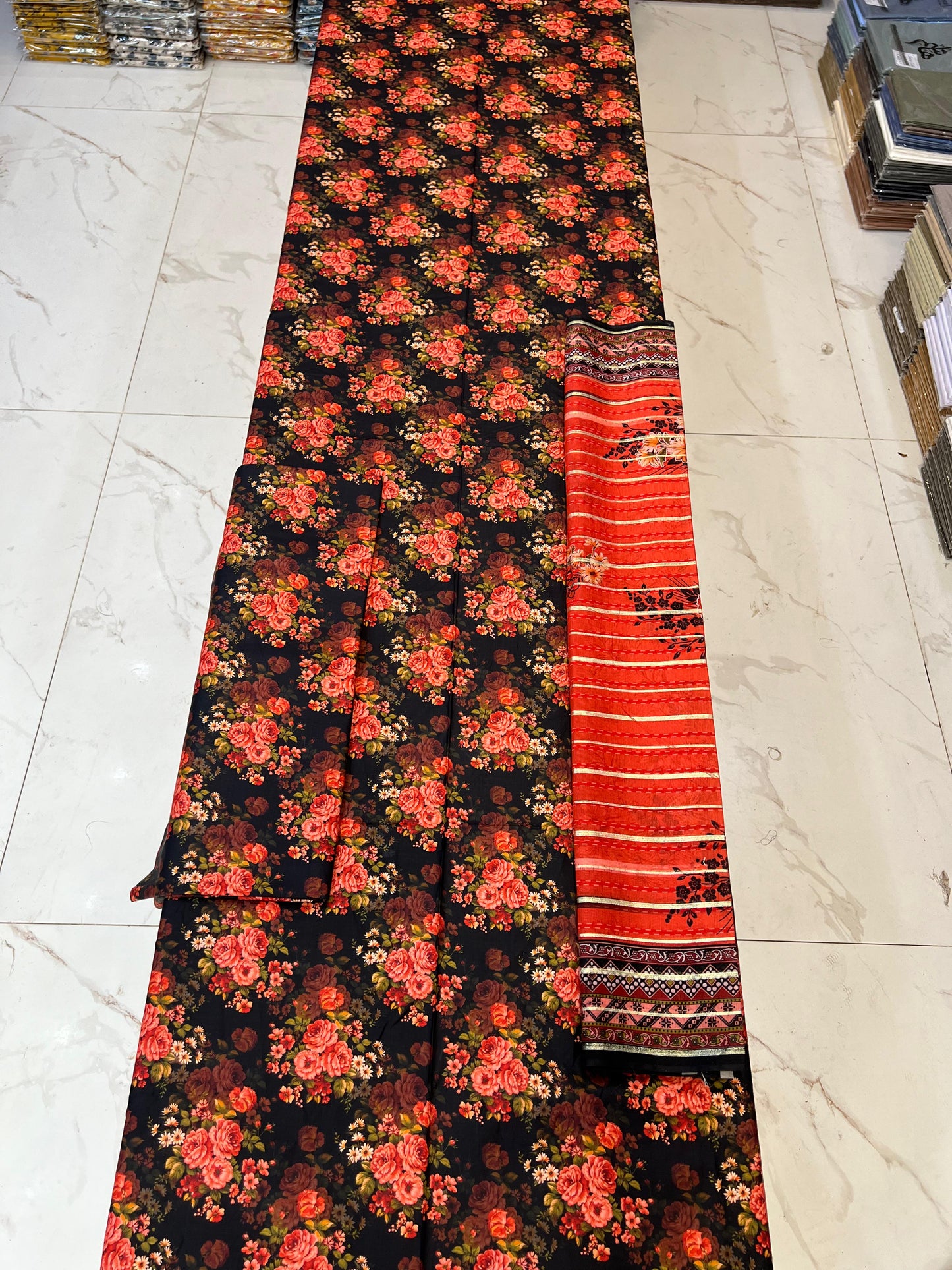 Original Linen 3PC With Fancy Dupatta