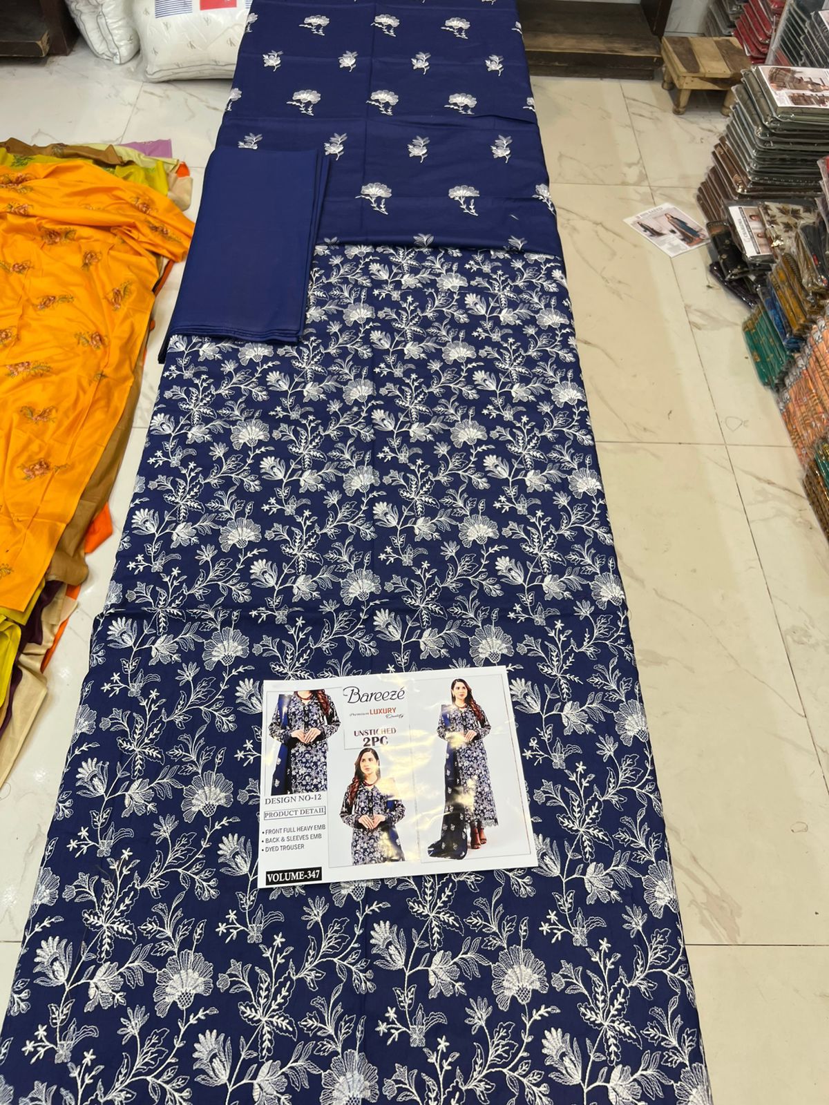 Bareeze Luxury Collection – Embroidered Lawn 2PC
