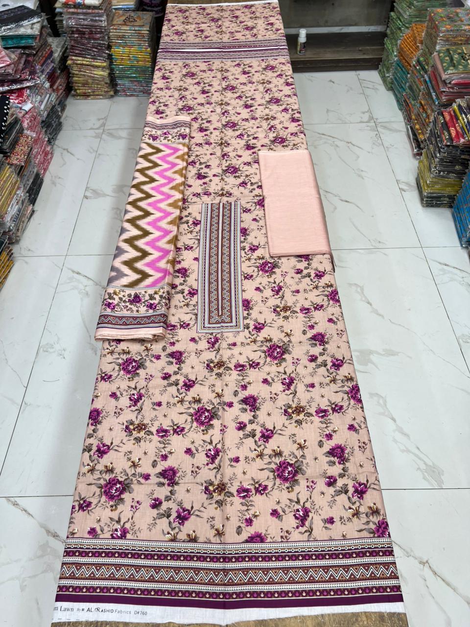 Premium Noor Classic 3PC Summer Lawn – Perfect Summer Wear