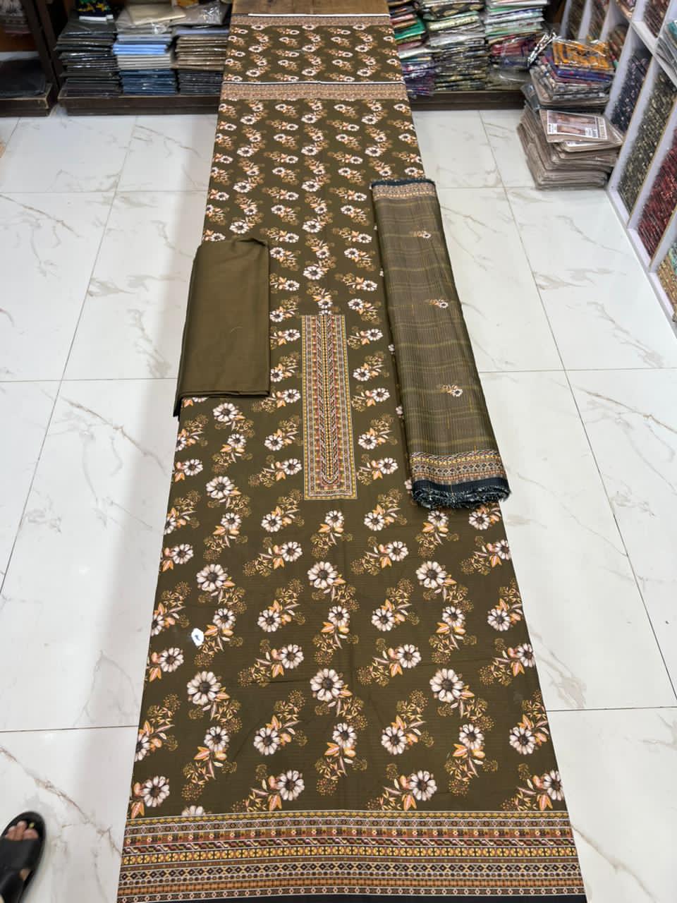 Swiss Bana Dora Lawn with Fancy Dupatta
