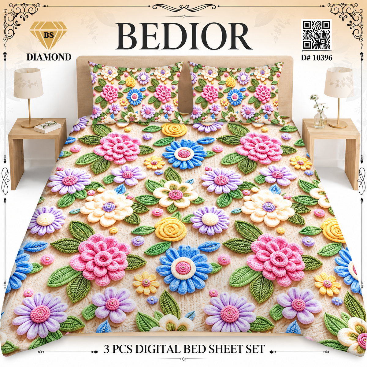 3 PC BEDDING COLLECTION 10396