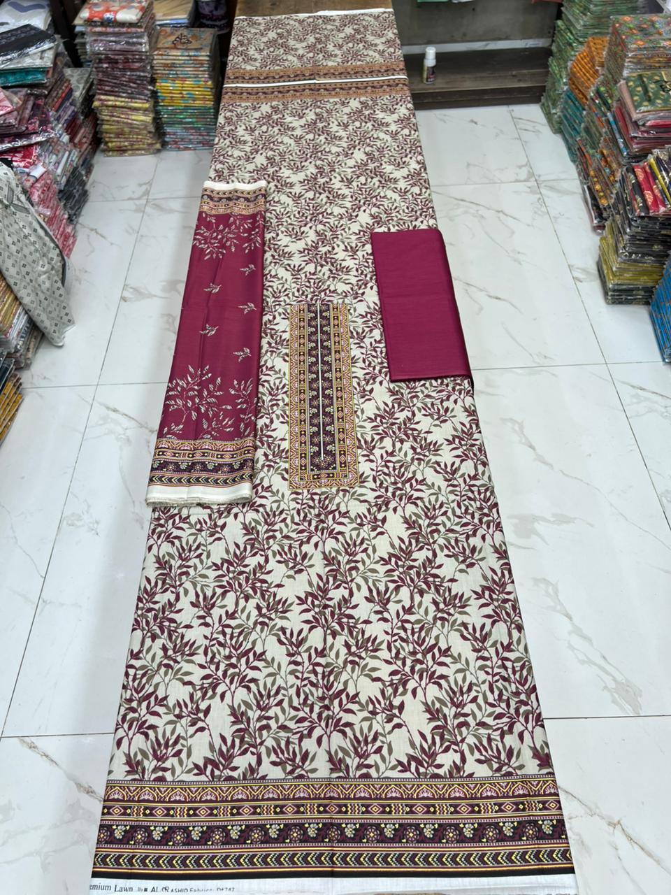 Premium Noor Classic 3PC Summer Lawn – Perfect Summer Wear