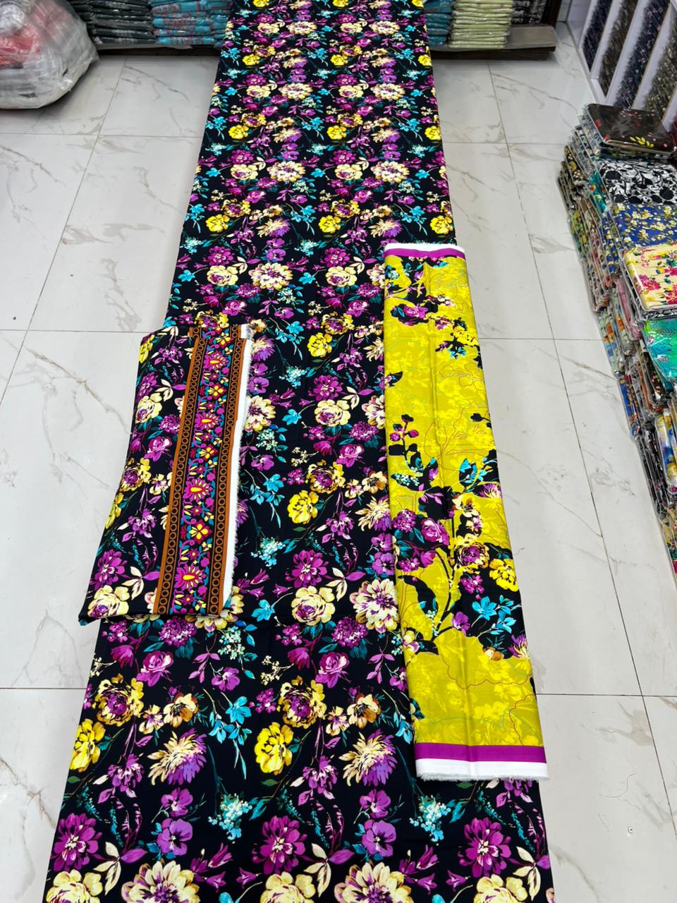 Bareeze Printed Cotton 3PC