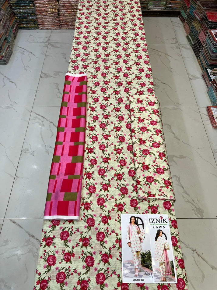 IZNIK BANA DORA LAWN 3PC
