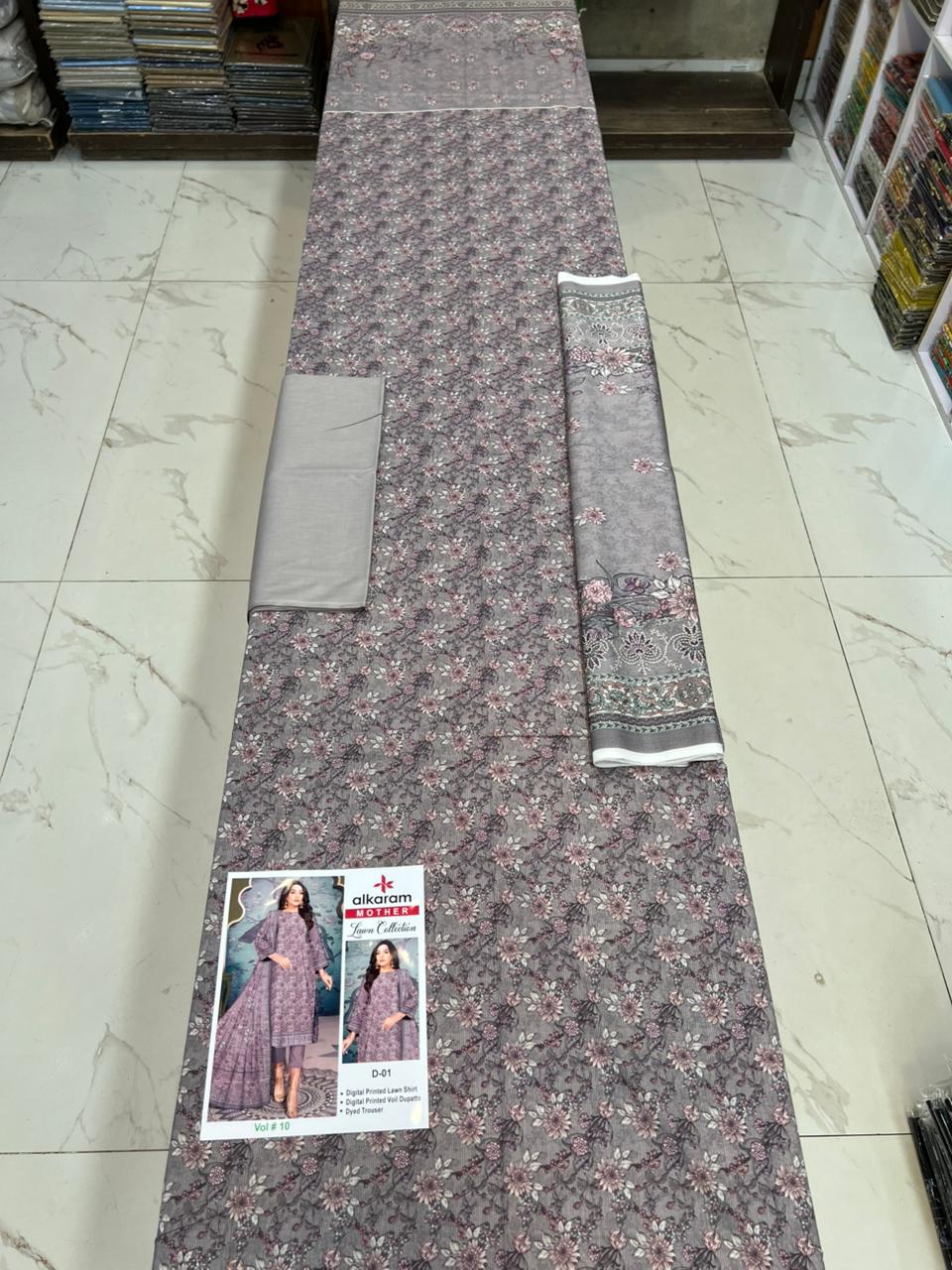 Alkaram Mother Collection 3PC