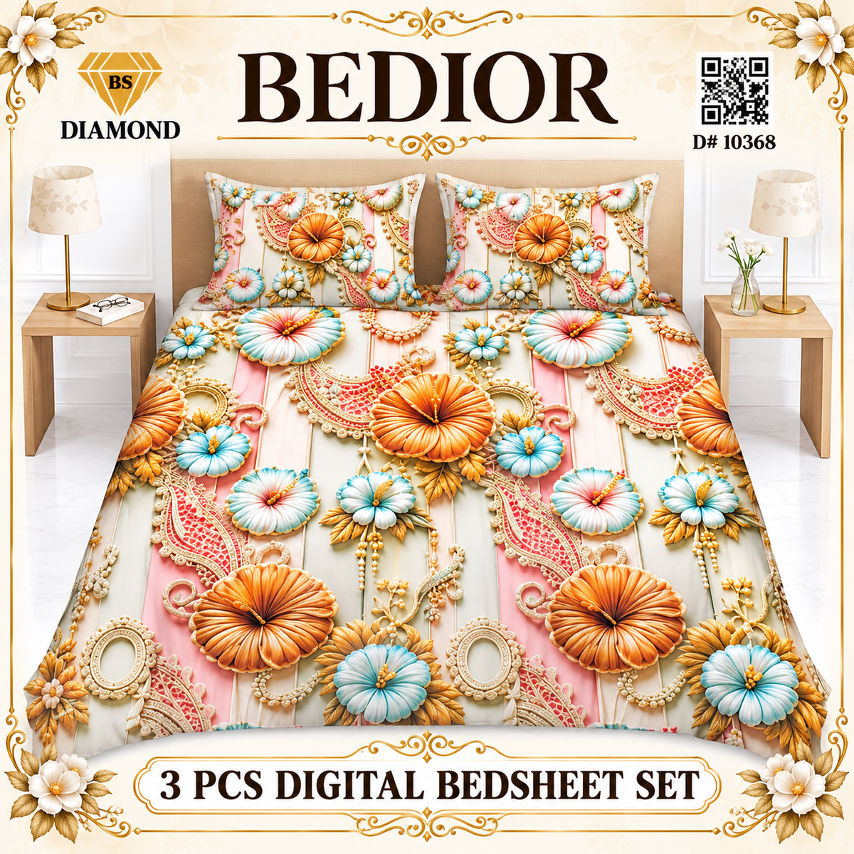 3 PC BEDDING COLLECTION 10368