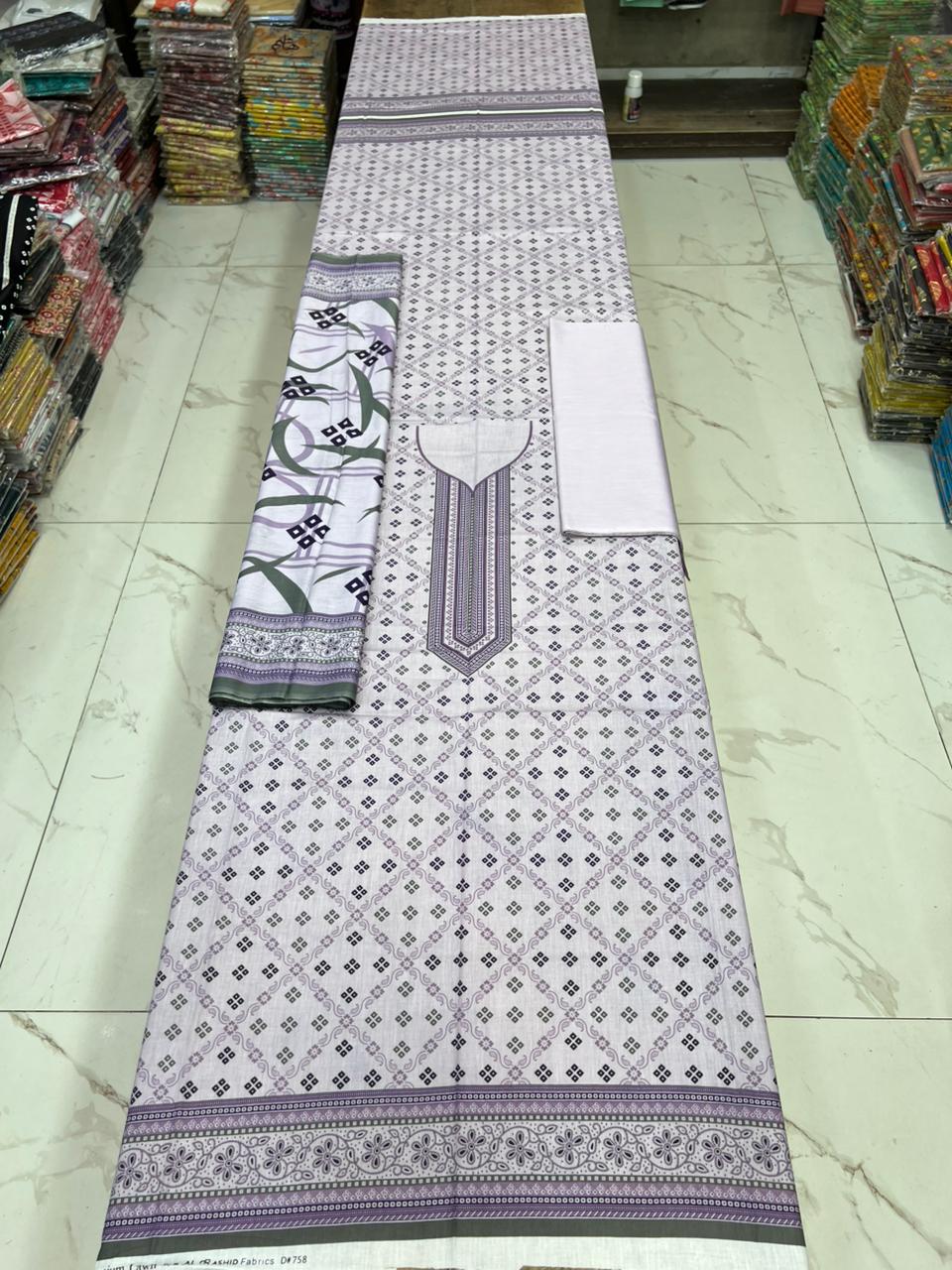 Premium Noor Classic 3PC Summer Lawn – Perfect Summer Wear