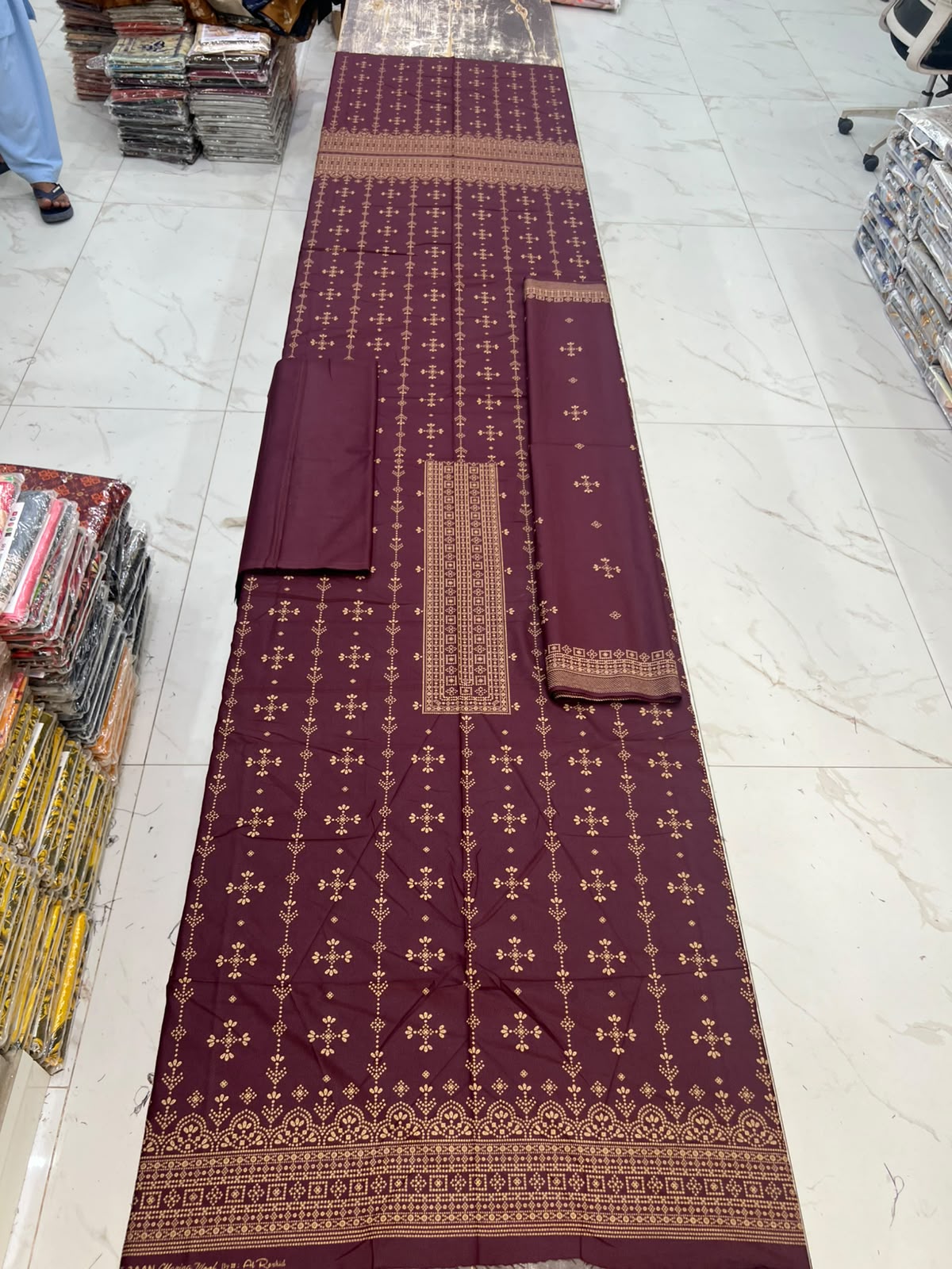 GUL-E-JAAN MARINA WOOL PRINTED 3PC