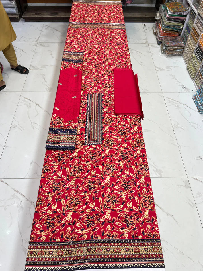 🔥 Fancy Karandi 3PC Winter Collection Launched! 🔥