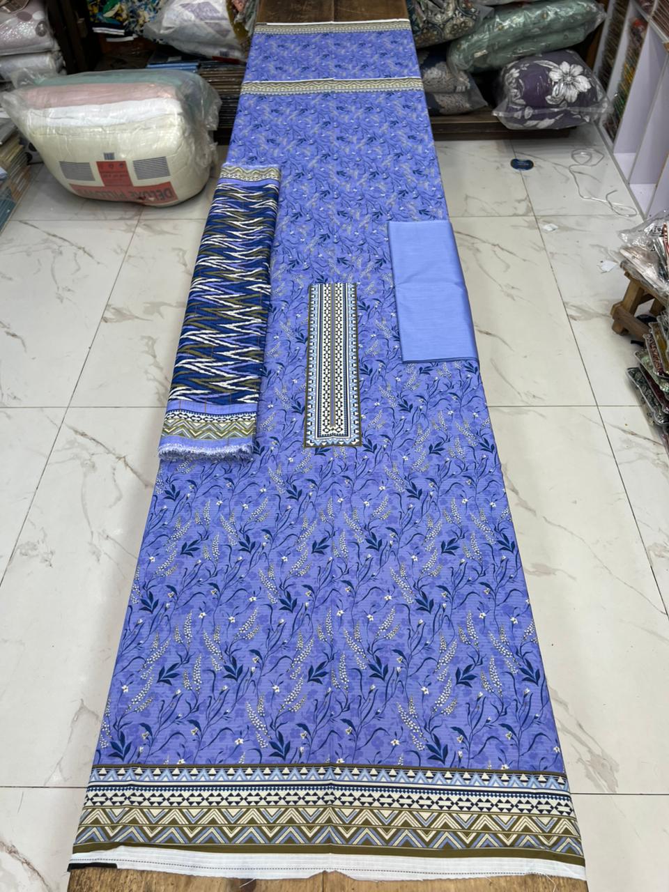Swiss Bana Dora Lawn with Fancy Dupatta