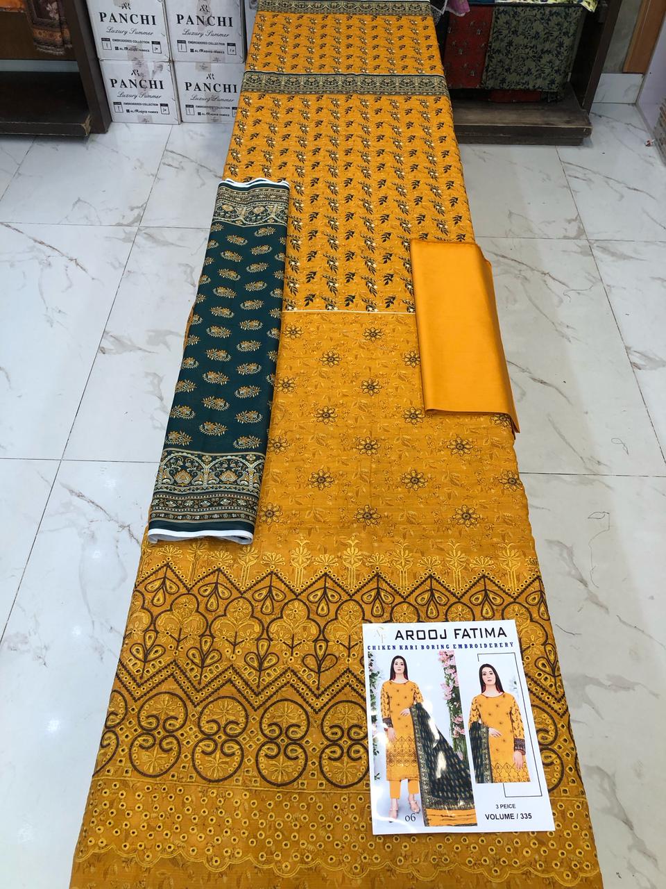 Arooj Fatima Luxury Boring Embroidery Collection