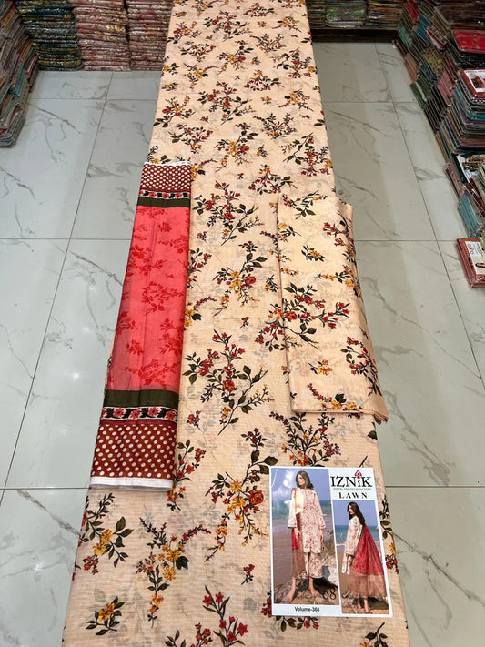 IZNIK BANA DORA LAWN 3PC