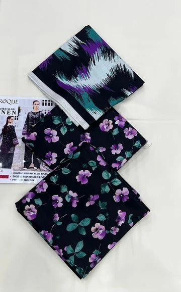 BAROQUE SLUB LINEN 3PC