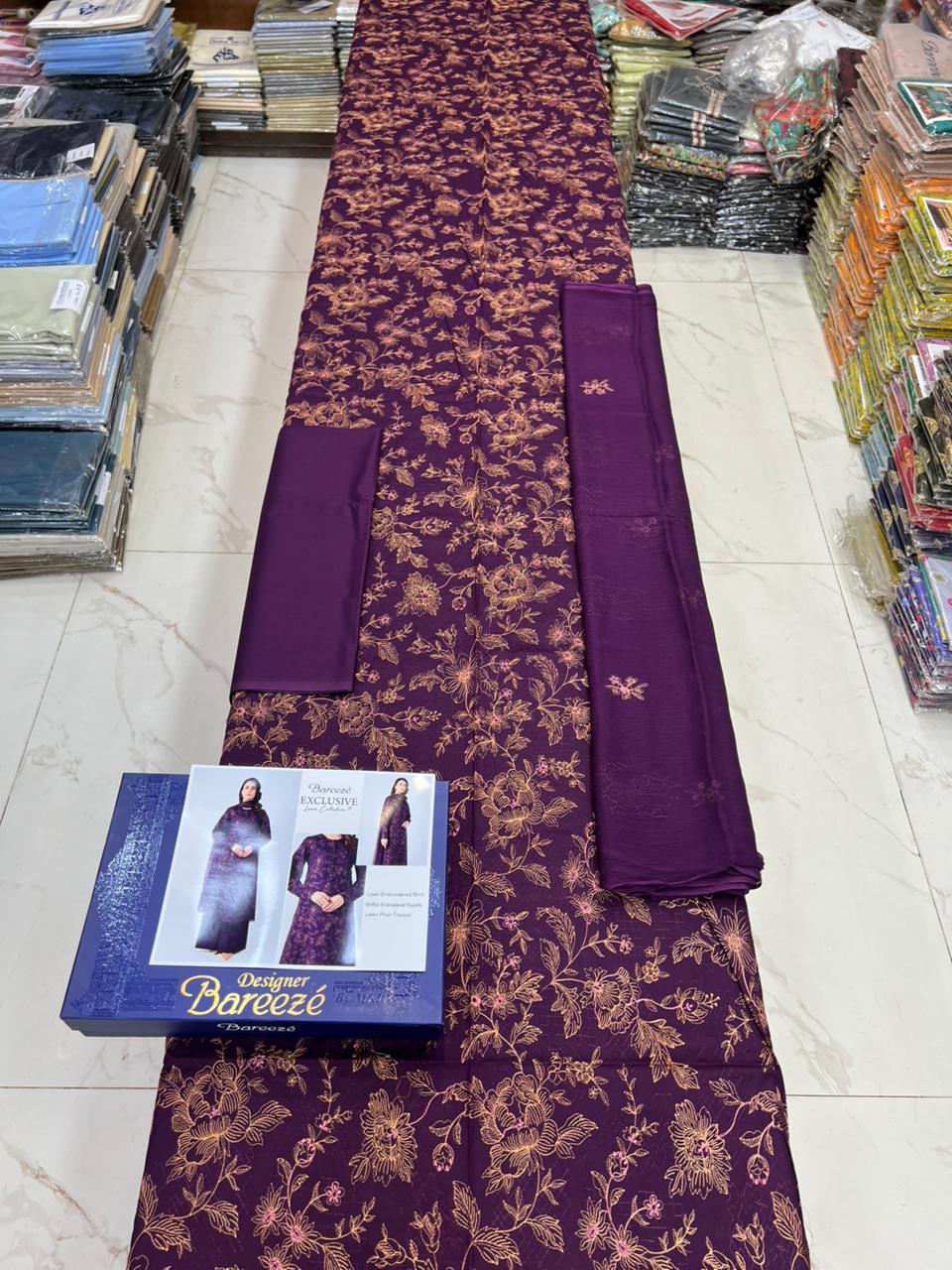 Bareeze Exclusive Lawn Collection 2026 – Premium EMB 3PC