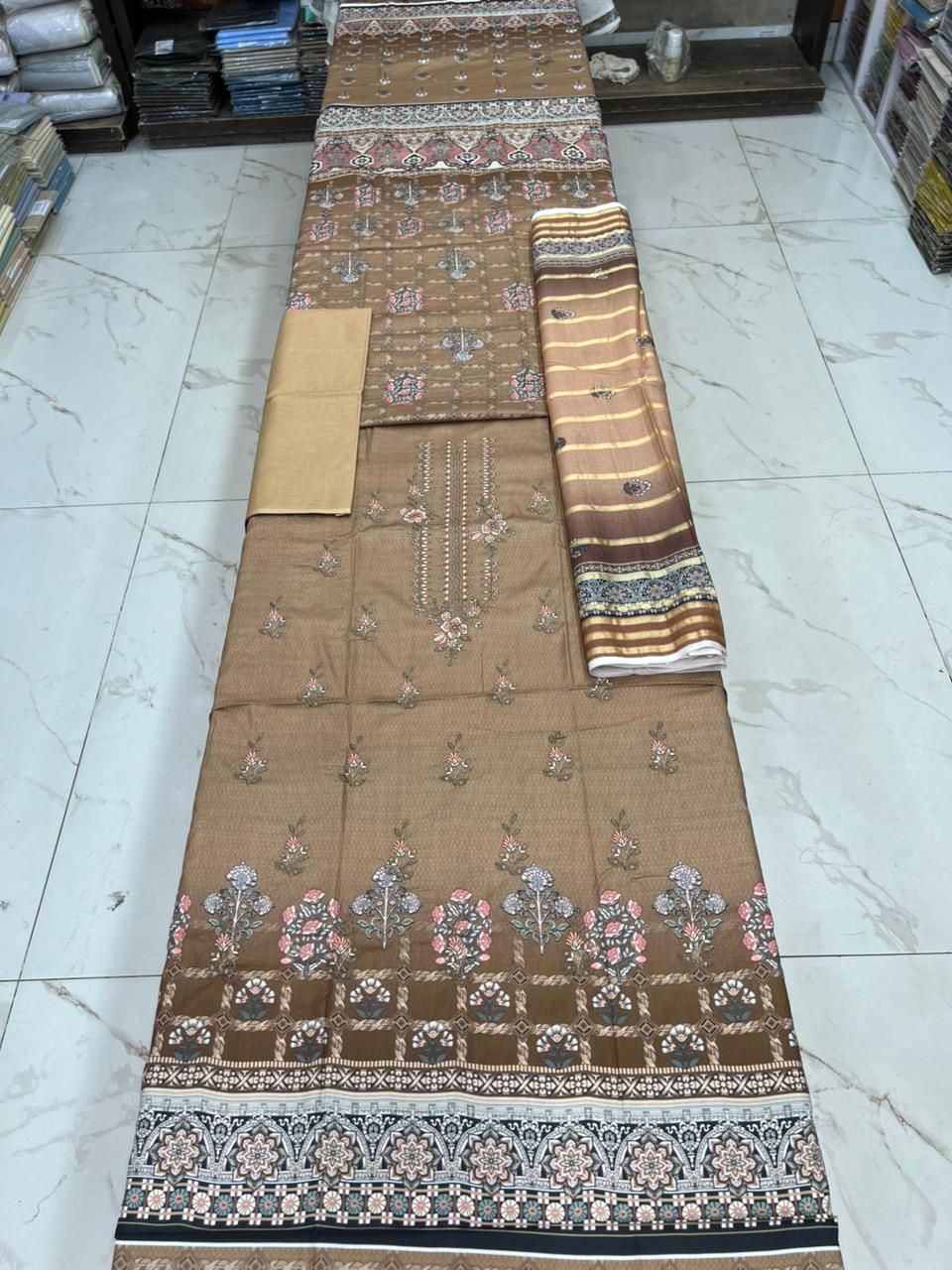 Safa Marwa Original Lawn 3-PC Embroidered Collection