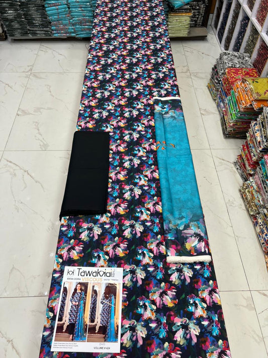 Tawakkal Bana Dora Viscose 3PC