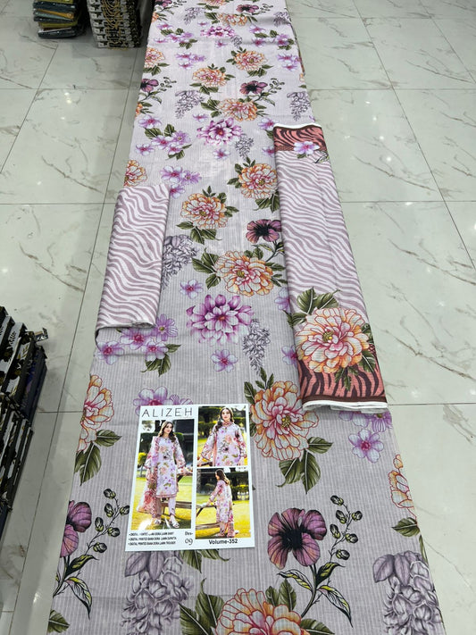 ALIZEH LAWN 3PC SUIT