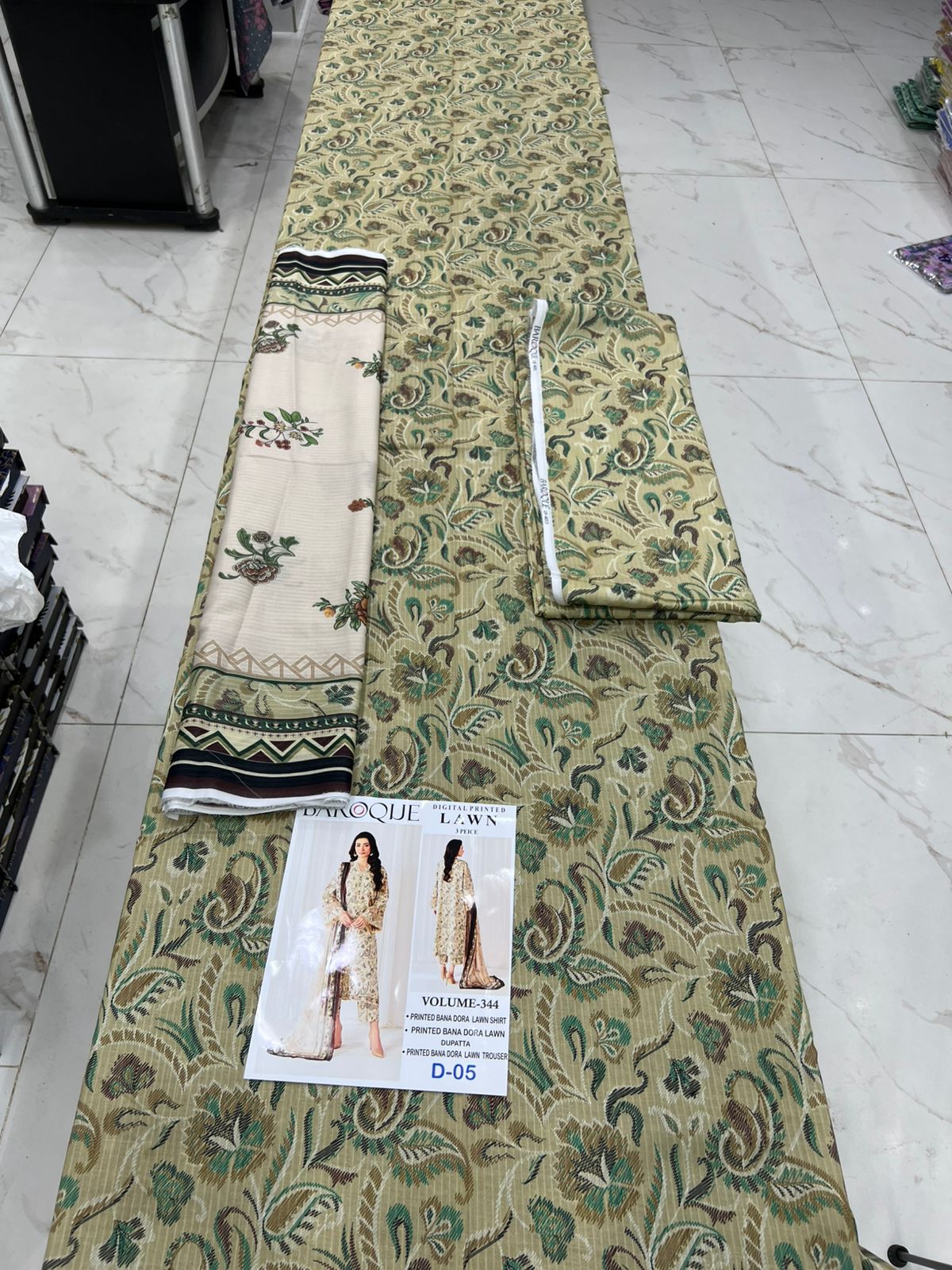 Baroque Bana Dora Lawn 3PC