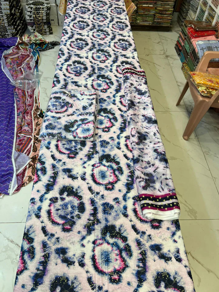 Original Summer Collection 3PC – Bamber Chiffon Dupatta