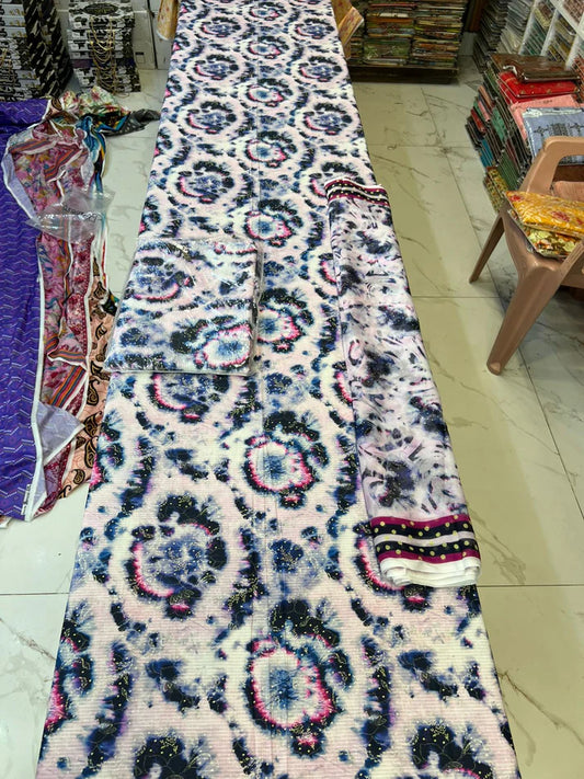 Original Summer Collection 3PC – Bamber Chiffon Dupatta