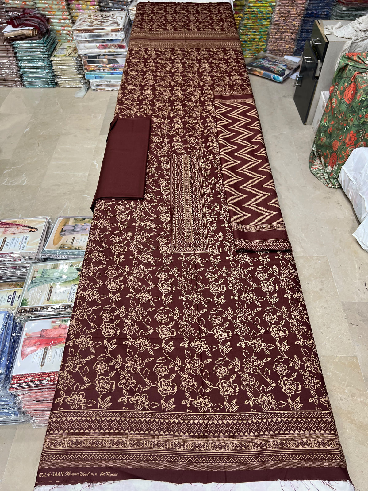 GUL-E-JAAN MARINA WOOL PRINTED 3PC