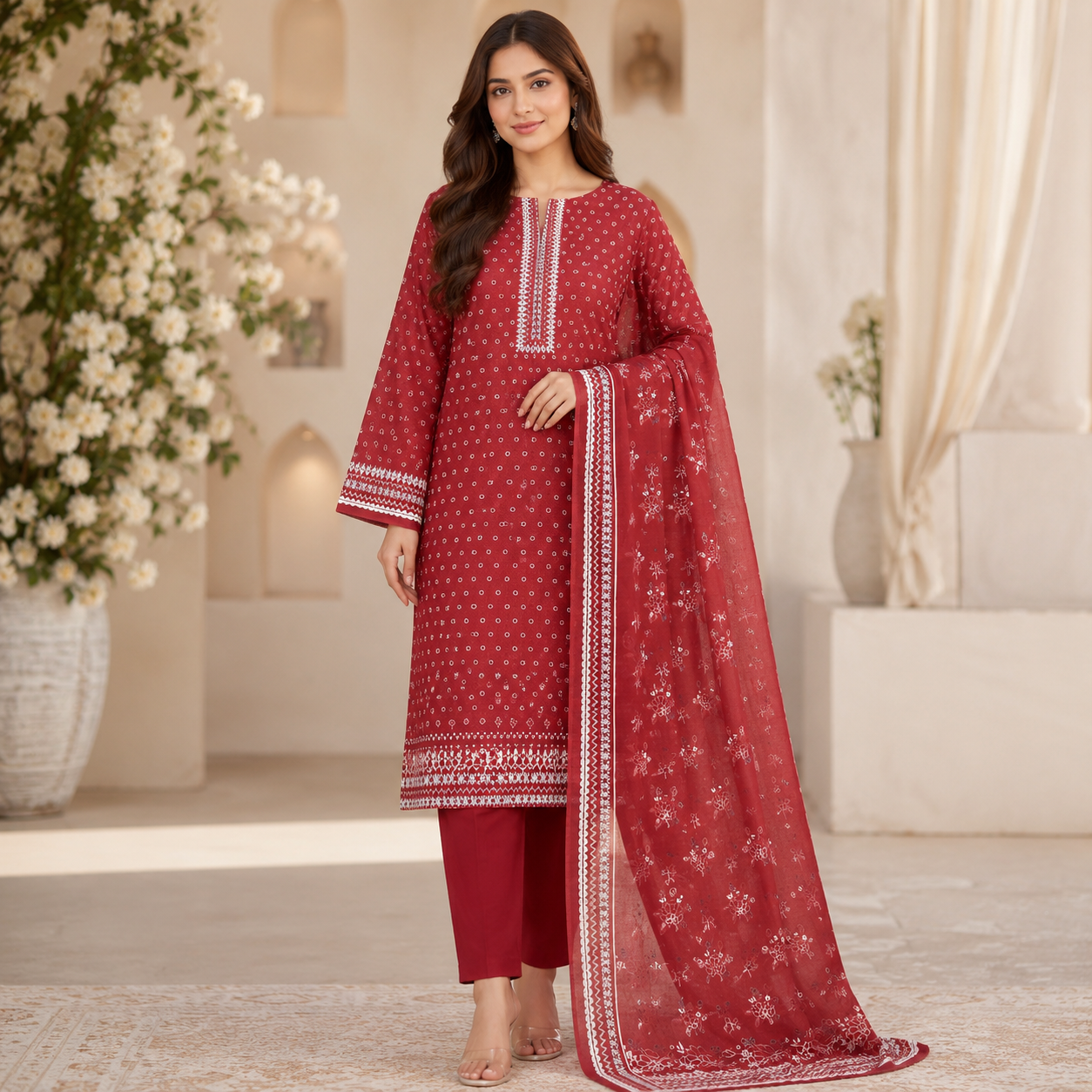 Minakari Lawn 3PC – Adorable Summer Collection