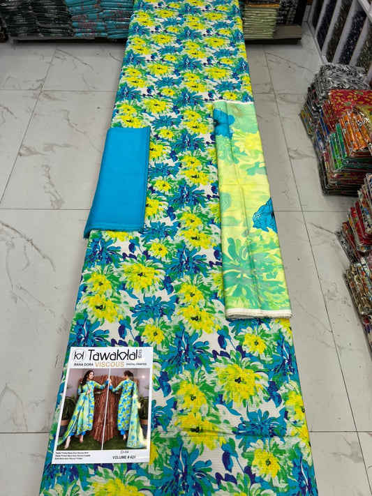 Tawakkal Bana Dora Viscose 3PC