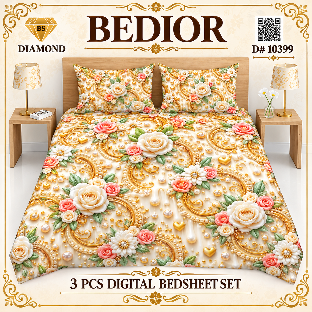 3 PC BEDDING COLLECTION 10399