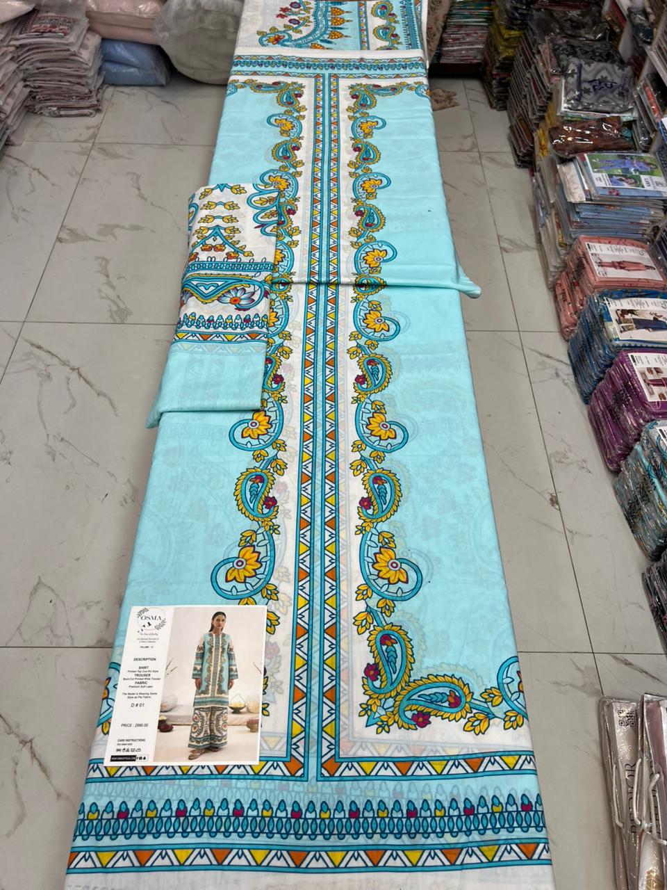 Premium Lawn 2-Piece Digital Print CO-ORD SET