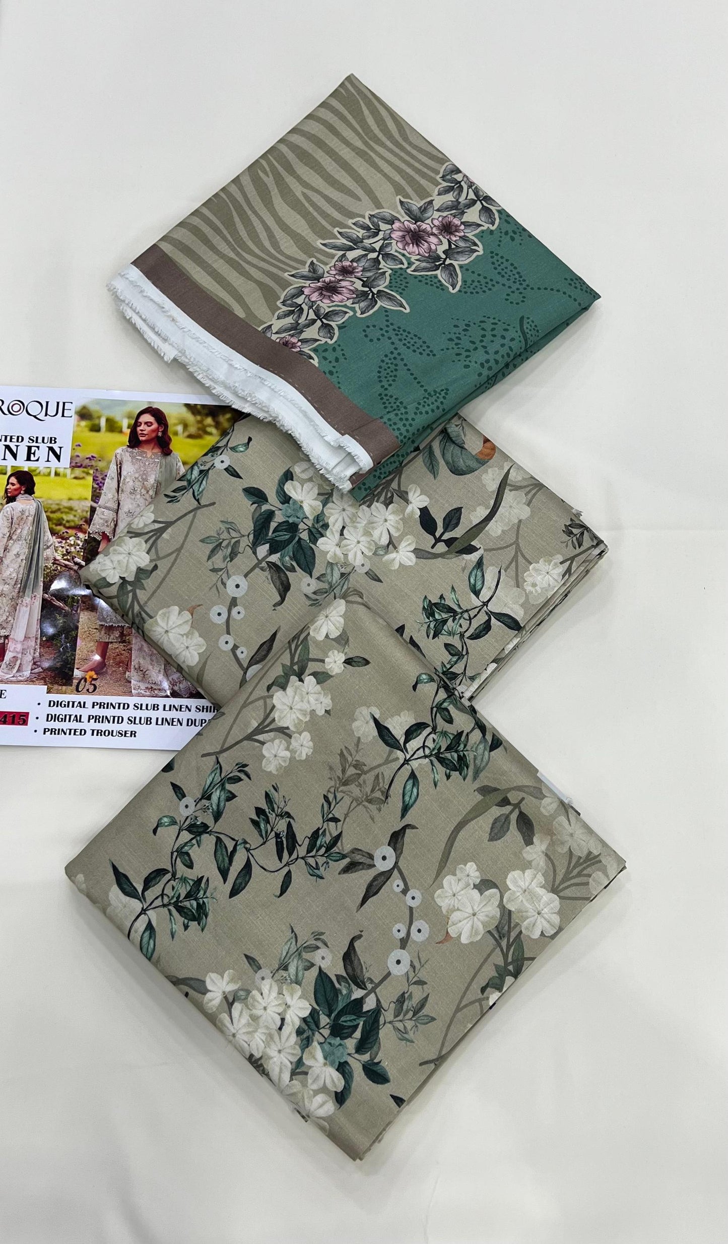 Baroque Slub Linen 3PC