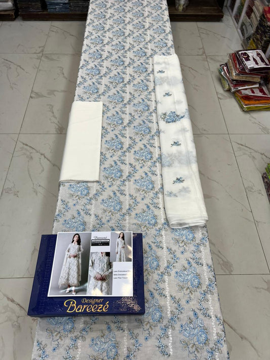 Bareeze Exclusive Lawn Collection 2026 – Premium EMB 3PC
