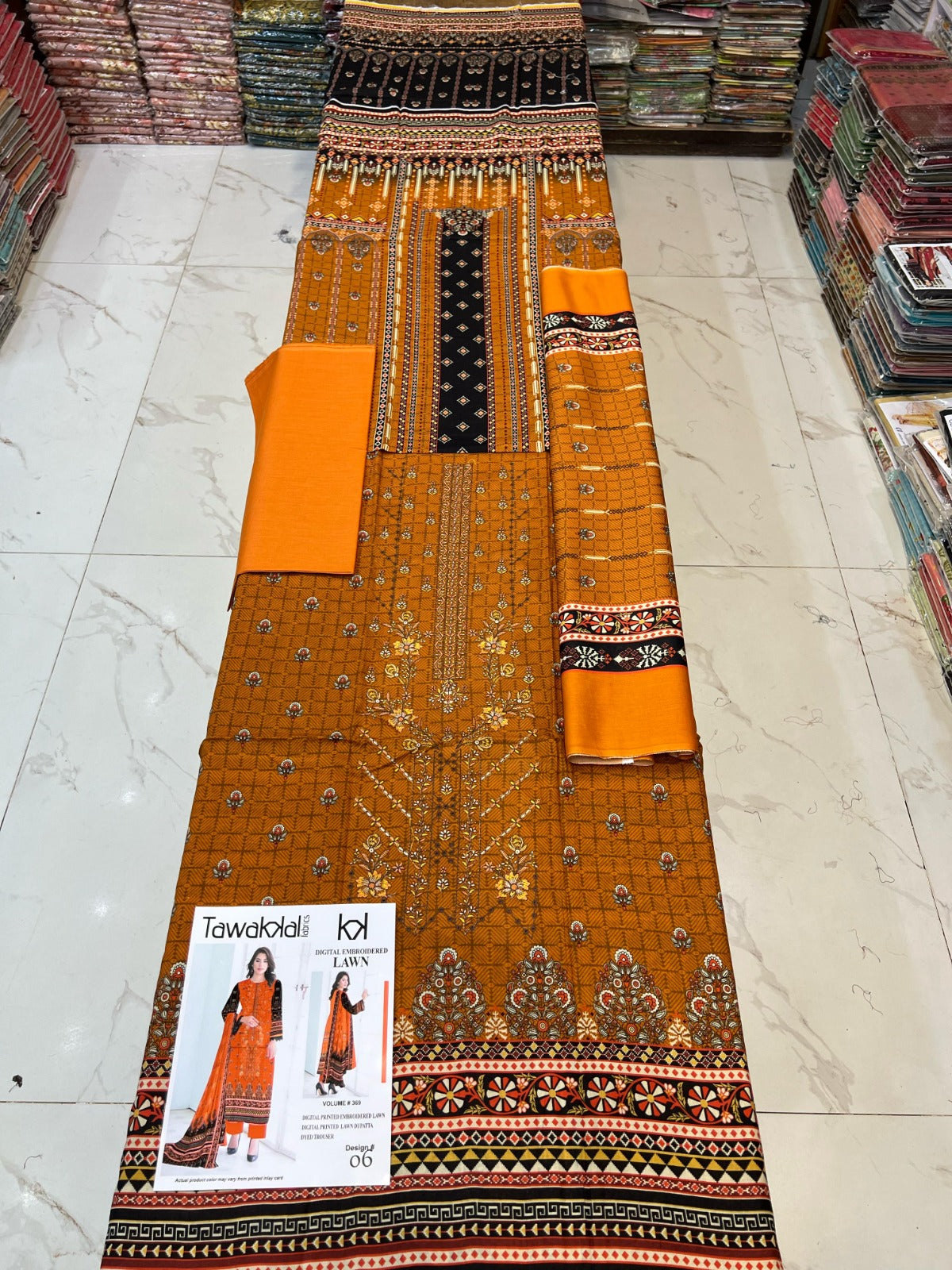 Tawakal Premium Lawn 3PC Unstitched Suit