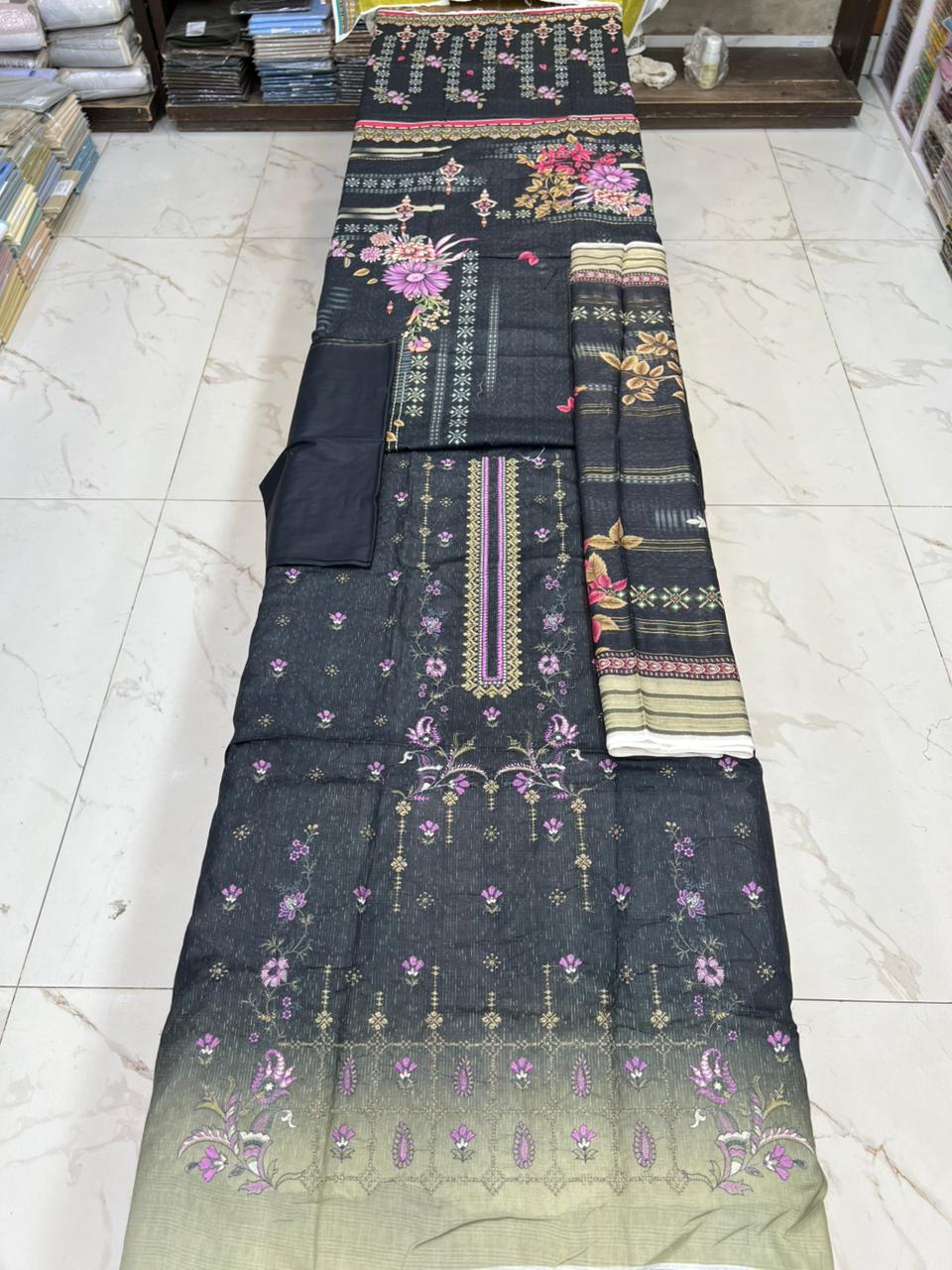 Safa Marwa Original Lawn 3-PC Embroidered Collection