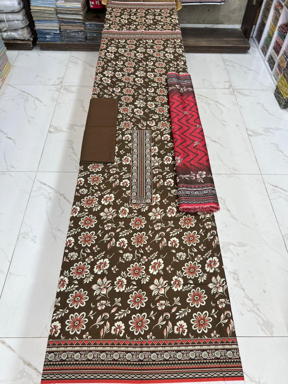 Bana Dora Lawn 3PC | Tarkashi Dupatta