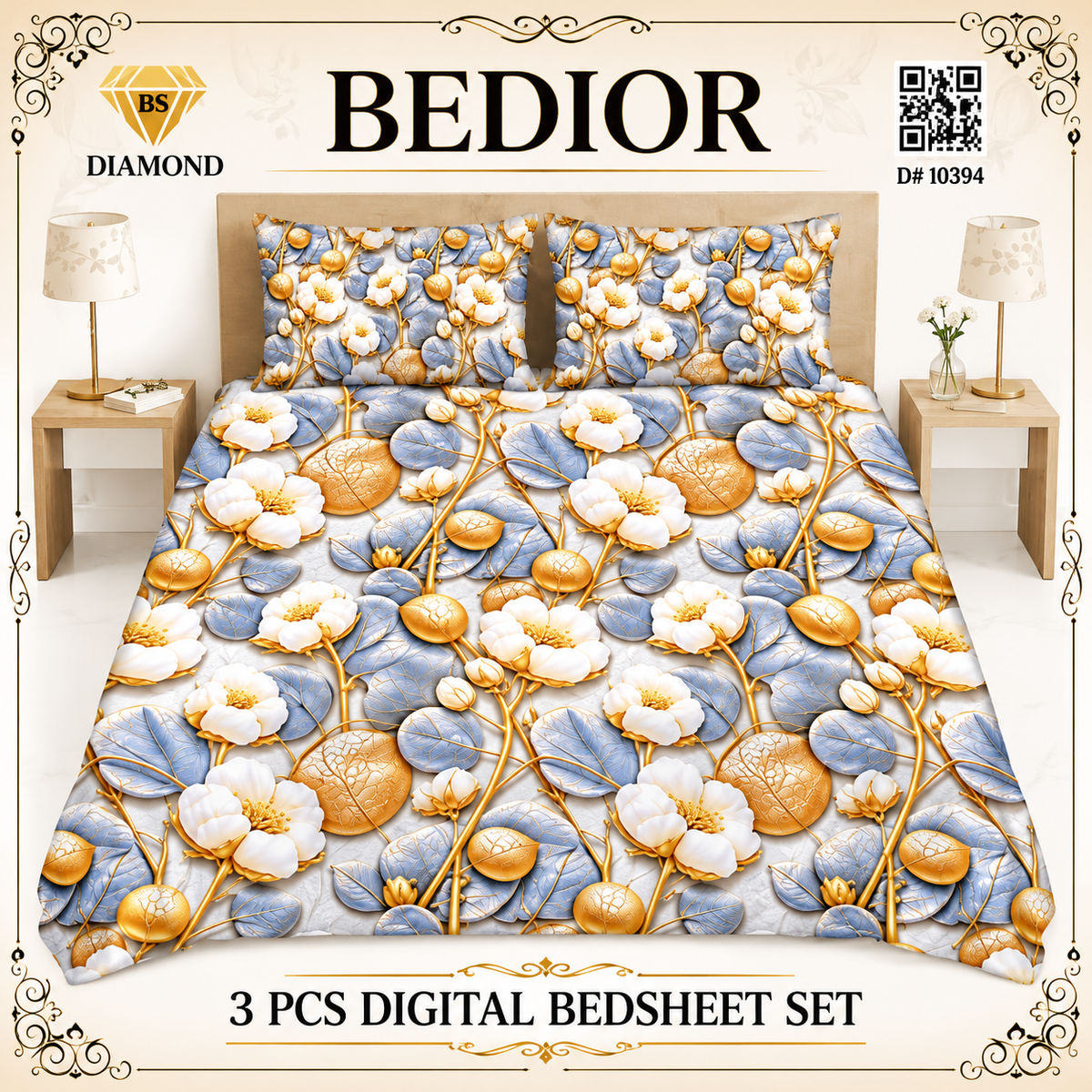 3 PC BEDDING COLLECTION 10394