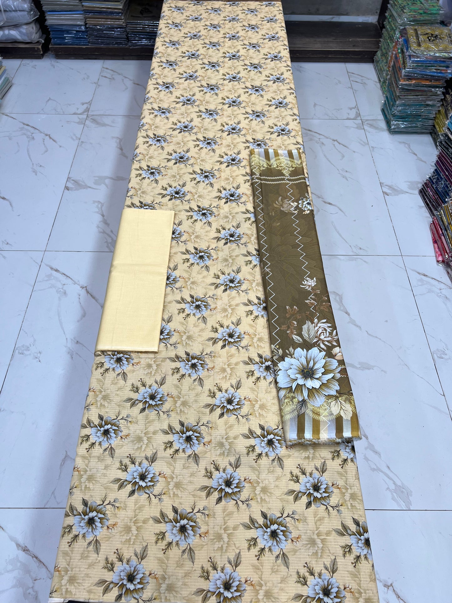 Almirah Original Bana Dora Lawn 3PC